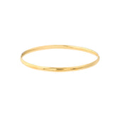 14k Yellow Gold Slip-On Tube Bangle